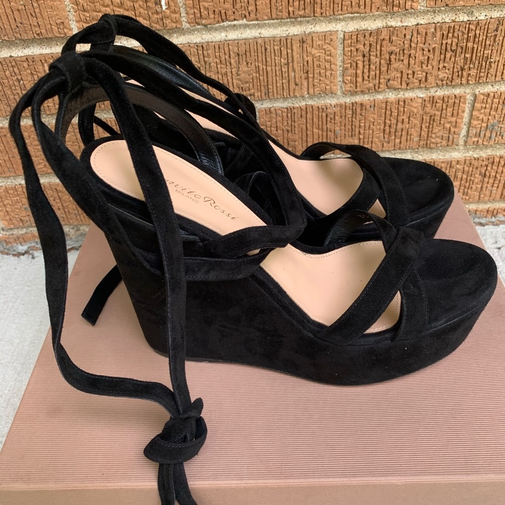 GIANVITO ROSSI wedge sandals Size 39/9